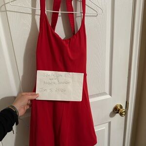 HALARA Vibrant Red Mini Dress
